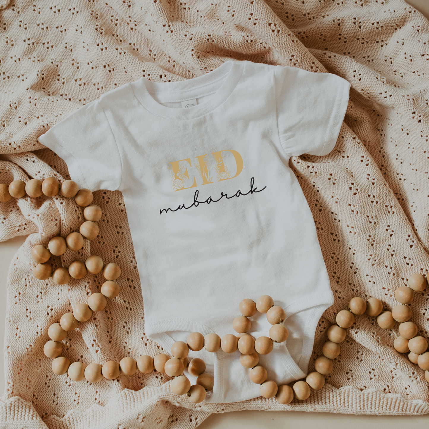 Organic Baby Bodysuit - Eid Bloom