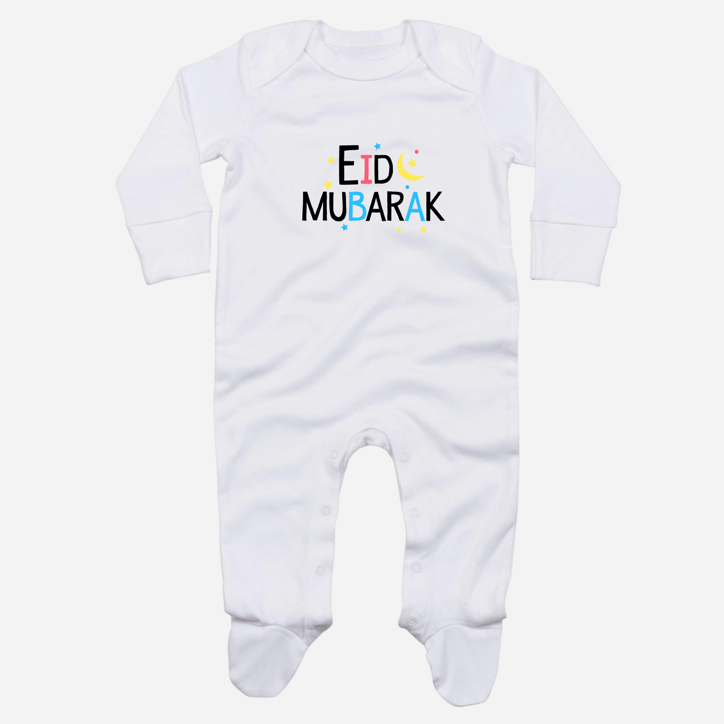 Baby Organic Sleepsuit - Playful Colours