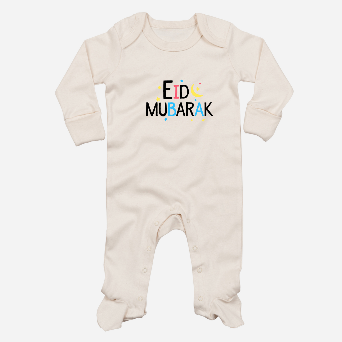 Baby Organic Sleepsuit - Playful Colours