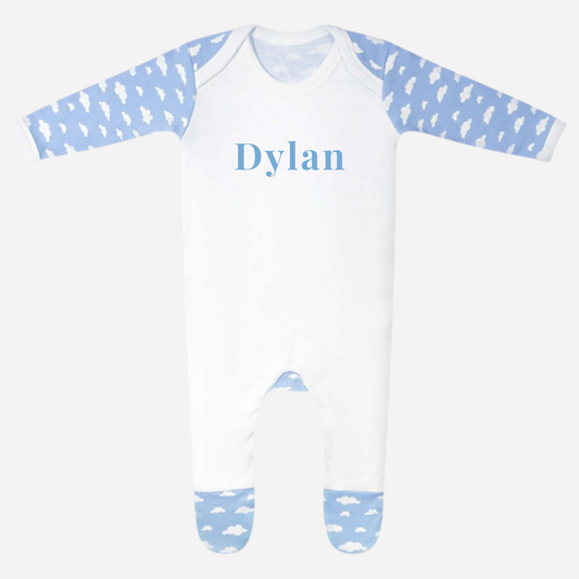 Baby Cloud Romper - Personalised