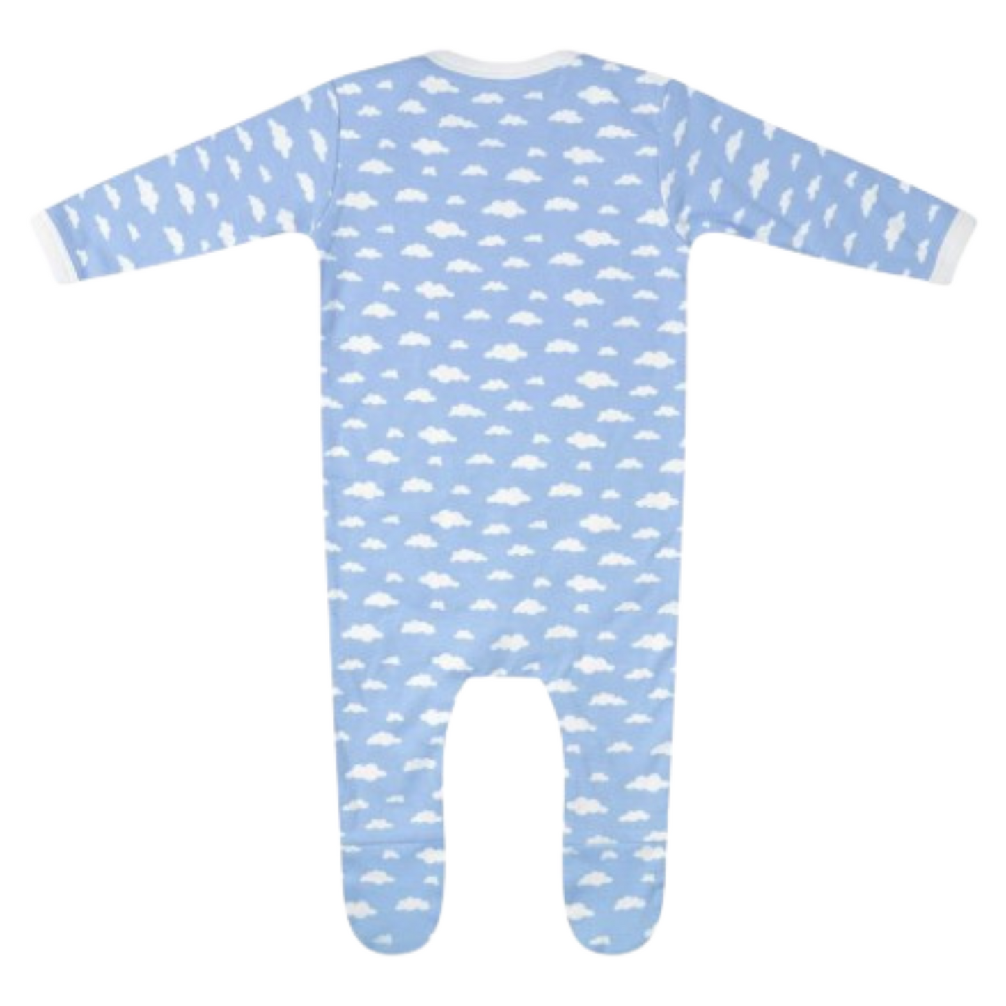 Classic Baby Cloud Sleepsuit - Personalised