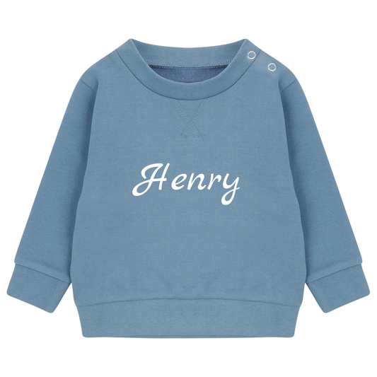 Sustainable Baby & Kids Sweatshirt  - Personalised