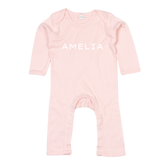 Organic Baby Romper - Personalised