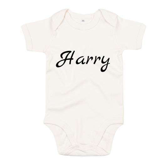 Organic Baby Bodysuit - Personalised