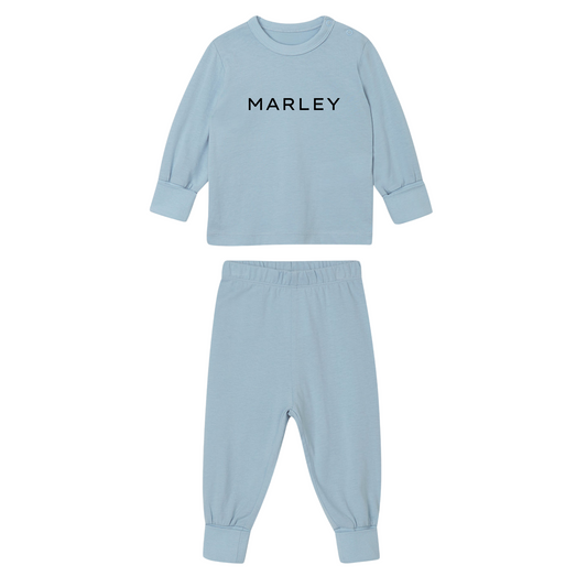 Organic Baby Pyjama Set - Personalised