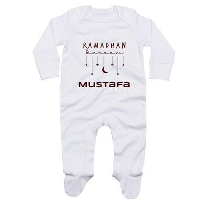 Classic Baby Sleepsuit - Ramadan Star