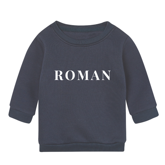 Organic Baby Sweatshirt  - Personalised