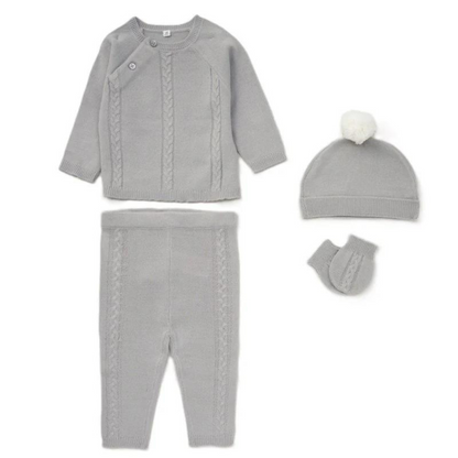 6 Piece Buttoned Baby Gift Set