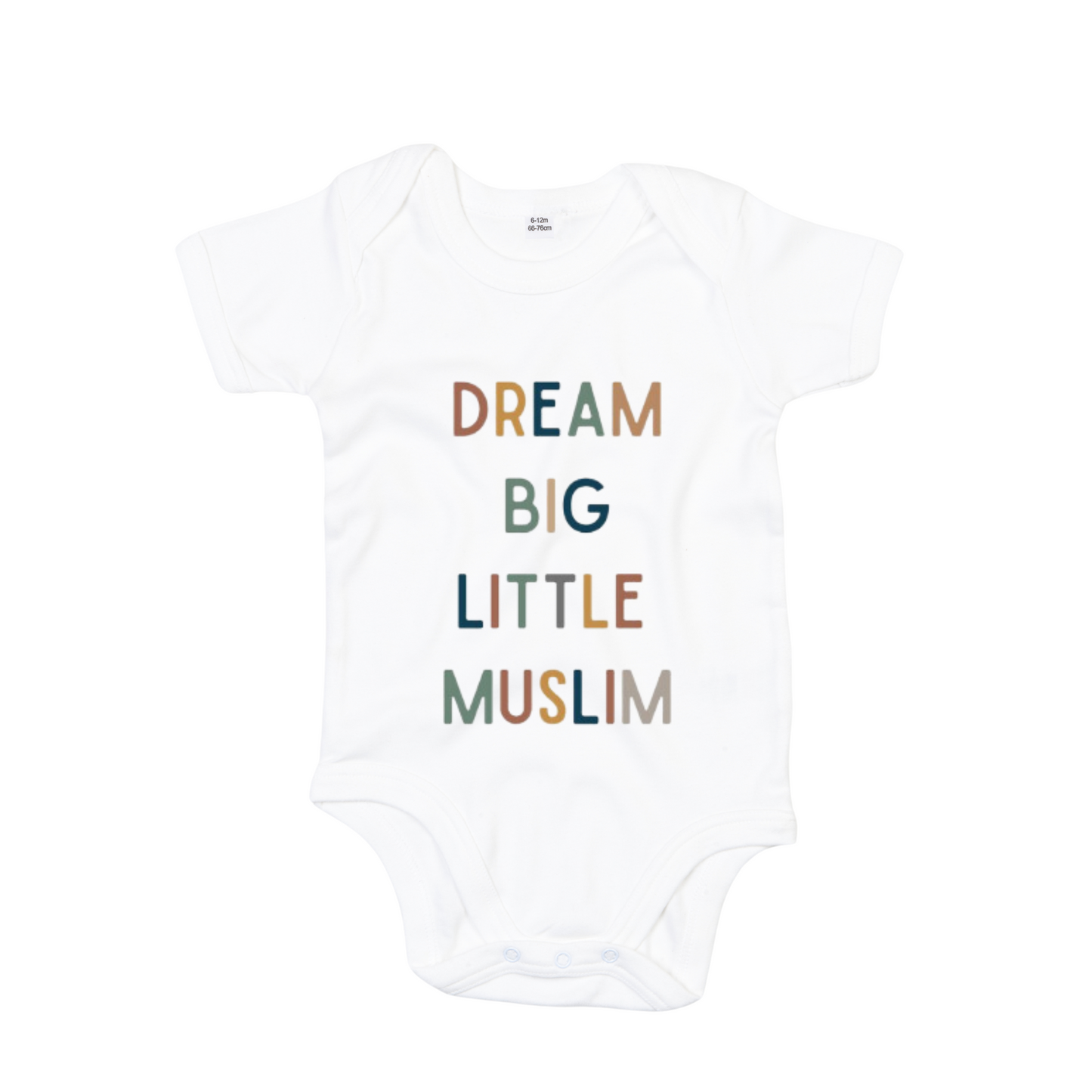 Baby Bodysuit - Dream Big Little Muslim