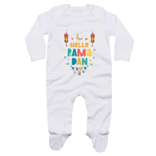 Classic Baby Sleepsuit - Hello Ramadan