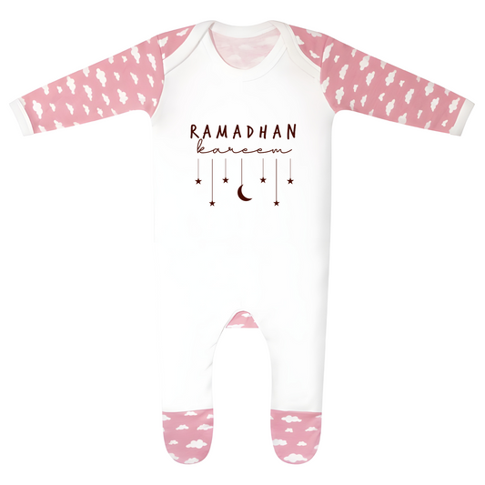 Classic Baby Cloud Sleepsuit - Ramadan Star