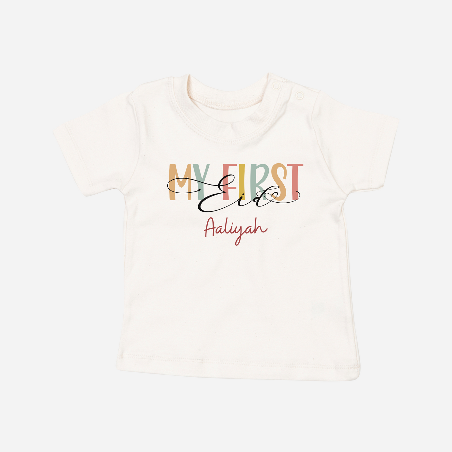 Baby & Kids Organic T-Shirt - My First Eid