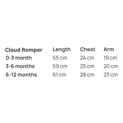 Baby Cloud Romper - Mubarak Whirl