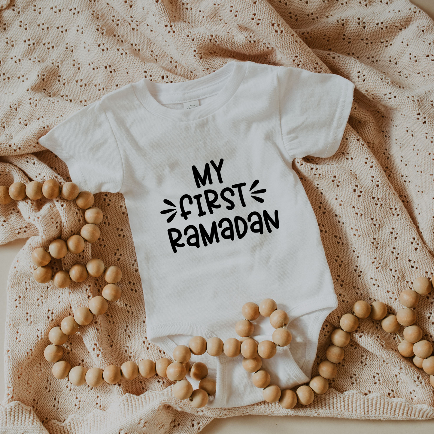 Organic Baby Bodysuit - My First Ramadan