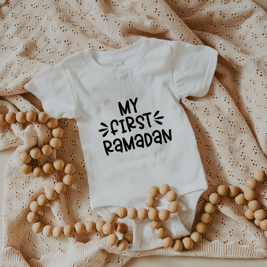 Organic Baby Bodysuit - My First Ramadan