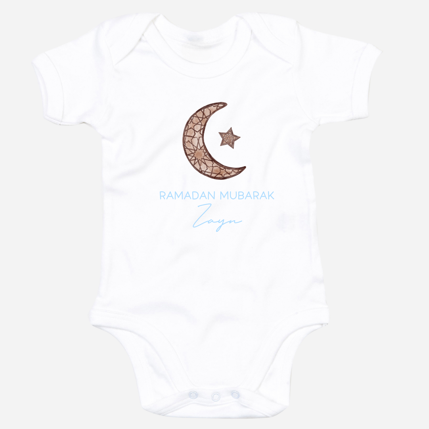 Organic Baby Bodysuit - Ramadan Mosaic Moon