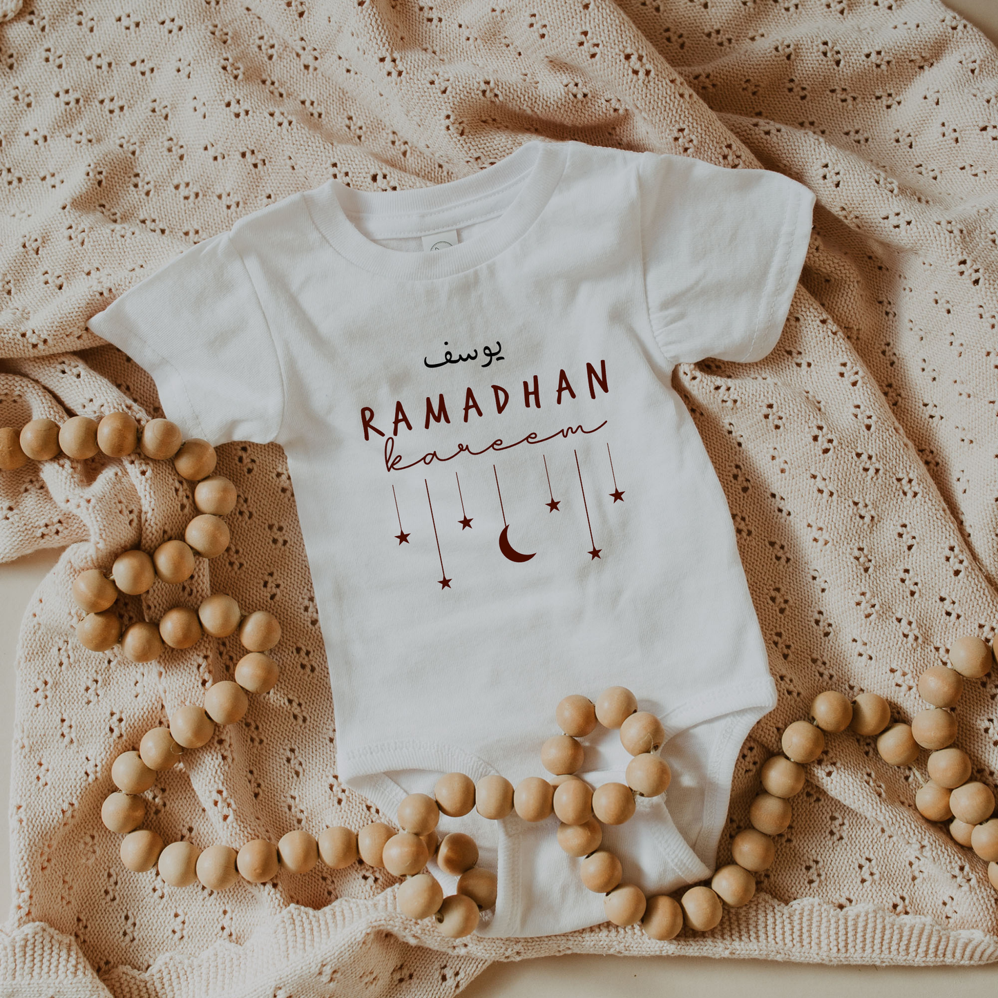 Organic Baby Bodysuit - Ramadan Star