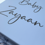 5 Piece Organic Baby Gift Box - Personalised