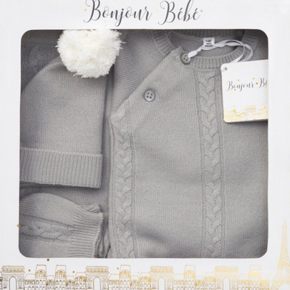 6 Piece Buttoned Baby Gift Set