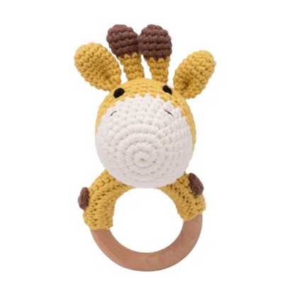 Animal Crochet Rattle Toy