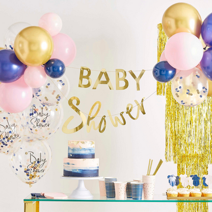 Pink Gender Reveal Smoke Cannon With Confetti