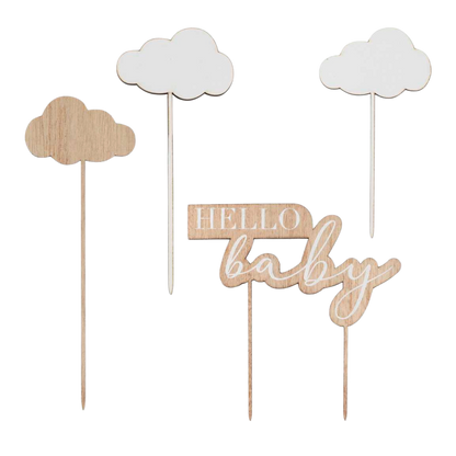 Clouds Baby Shower Cake Topper