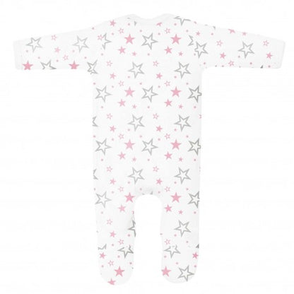 Classic Baby Stars Sleepsuit - Personalised