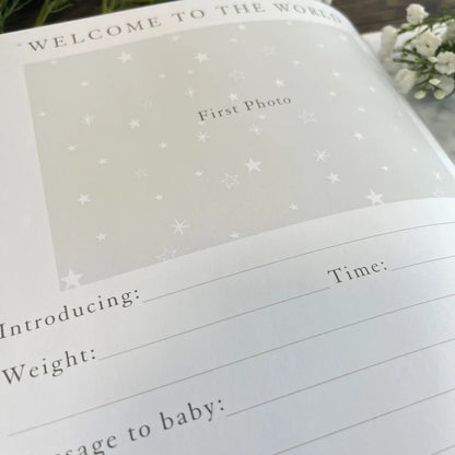 Linen Pregnancy Journal - 9 Months