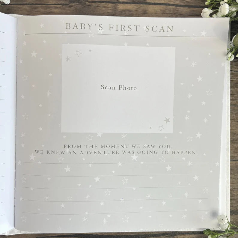 Linen Pregnancy Journal - 9 Months