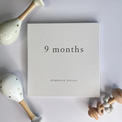 Linen Pregnancy Journal - 9 Months