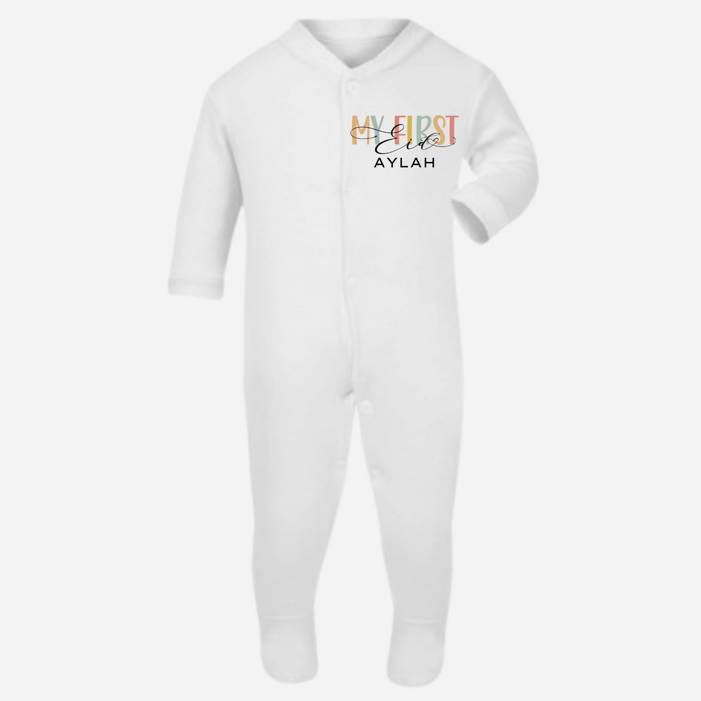 Baby Sleepsuit - My First Eid