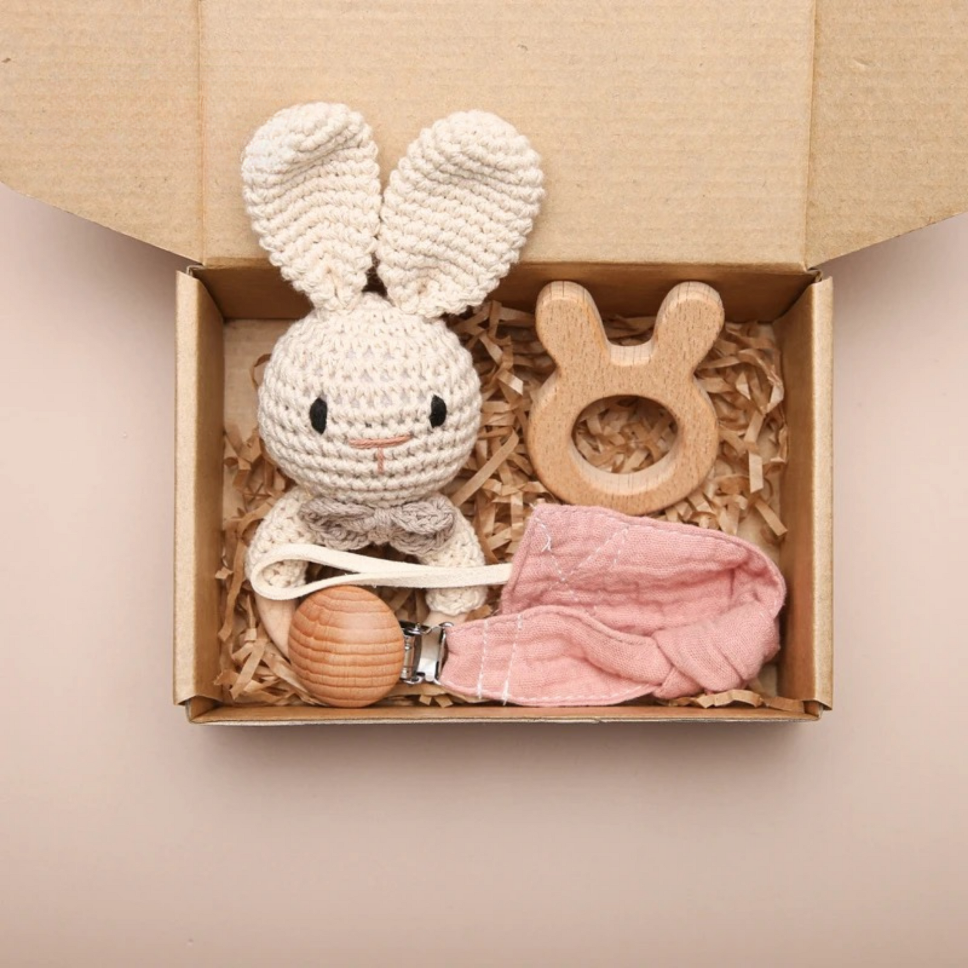 3 Piece Accessory Baby Gift Set Bunny