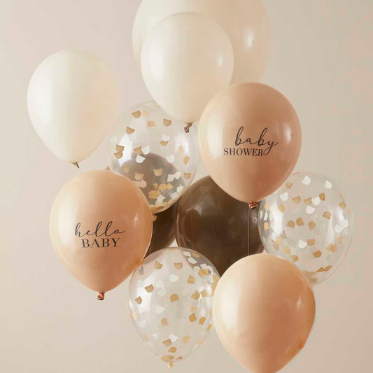 Neutral Baby Shower Balloon Bundle