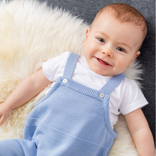 Long Leg Knitted Dungaree